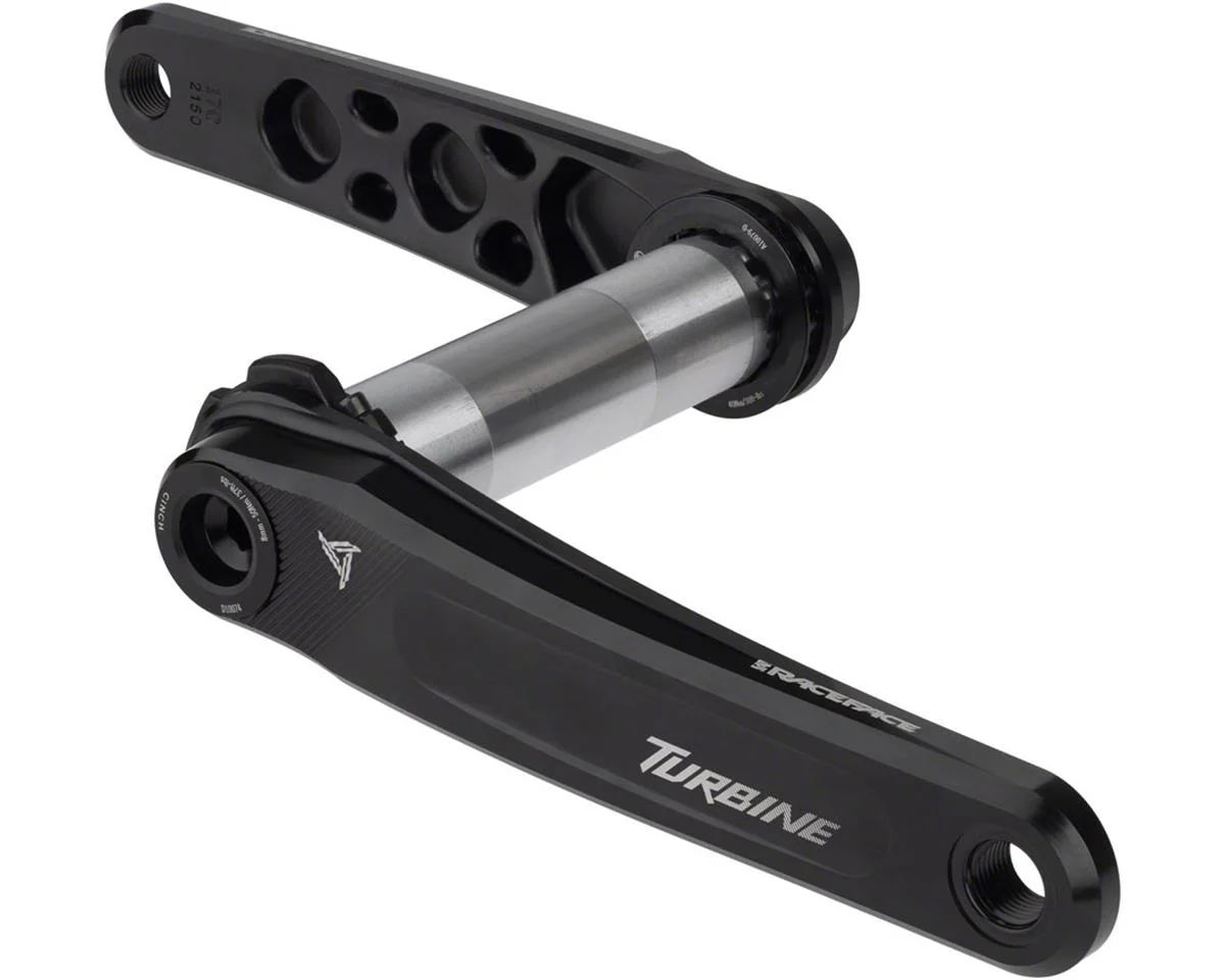 Race Face Turbine Crankset (Black) (Direct Mount) (143mm Spindle w/CINCH Interface) (165mm) (7050 Aluminum) - view 2